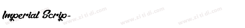 Imperial Scrip字体转换